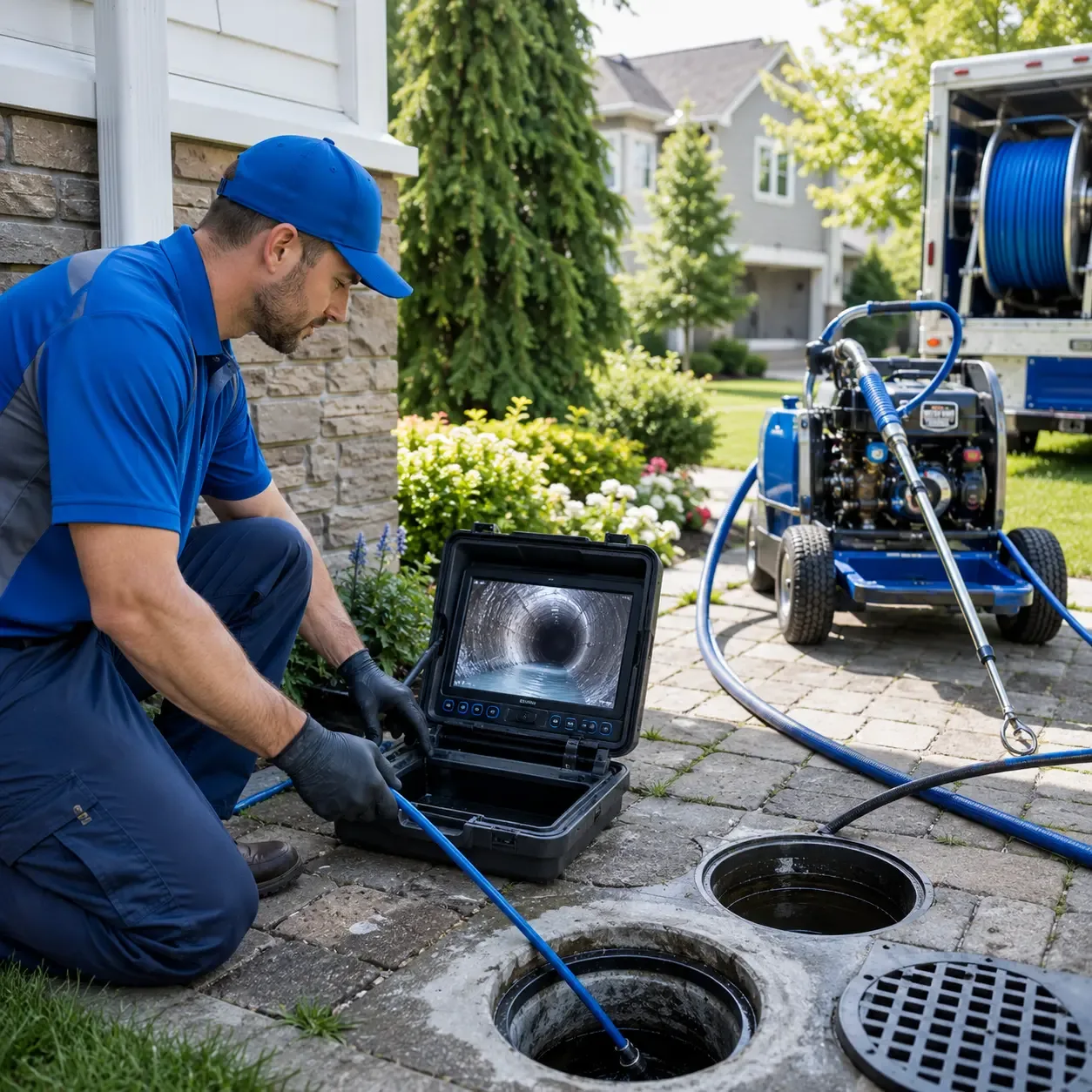 Outdoor drain cleaning professionals serving Whitney, TX